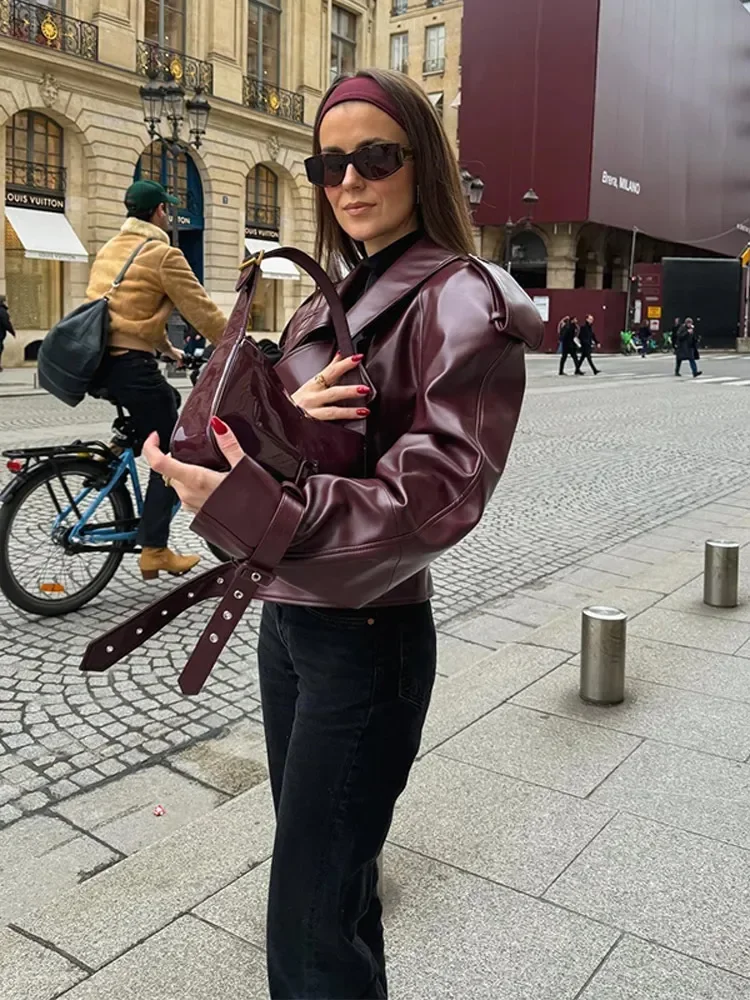 Lederjacke mit Zeitlosem Design