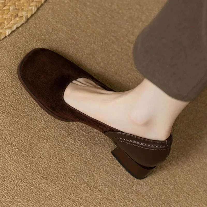 Stylische Füße Sommer Leder Ballerinas Nord Taschen