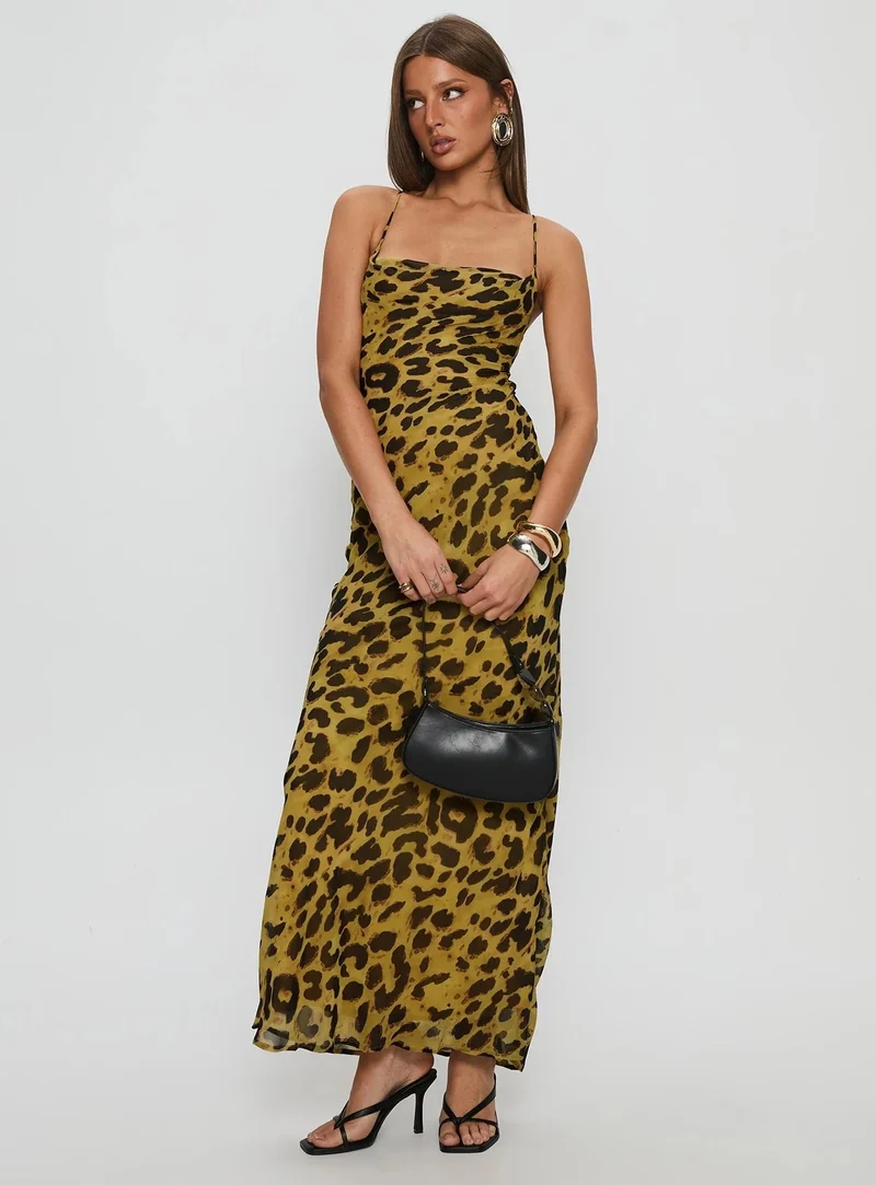 Damen Elegantes Abendkleid mit floralem Spitzenmuster und Spaghettiträgern