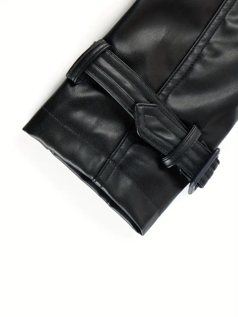 Nord Taschen | Trenchcoat - stilvolle lange schwarze Damenjacke