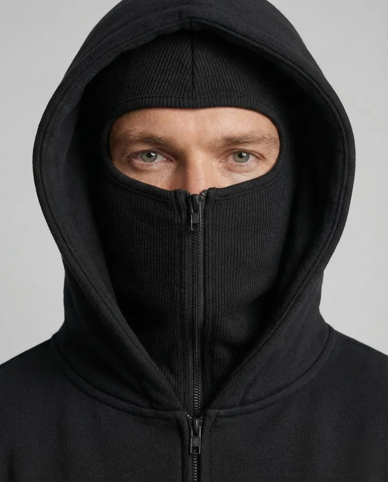 Unisex Sweat Kapuzenjacke mit Reißverschluss und Kängurutasche