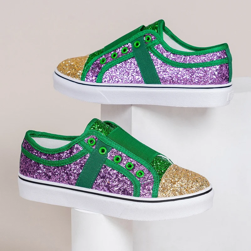 Damen Glitzernde Slip-On Sneaker