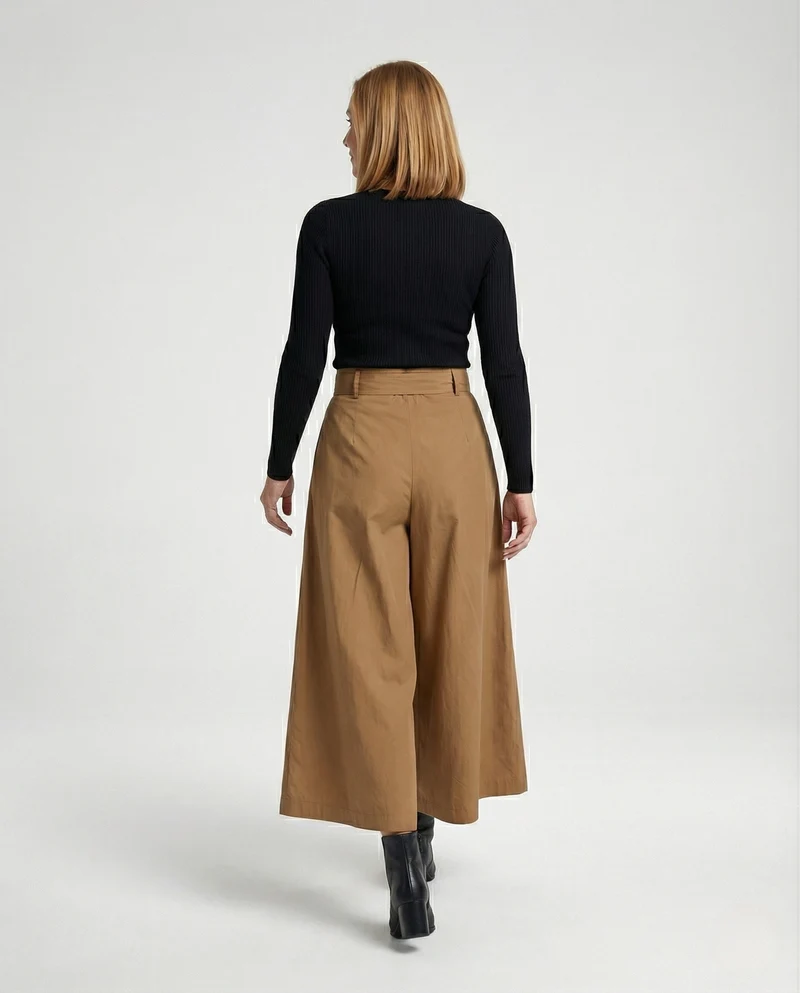 Culotte Damen High Waist