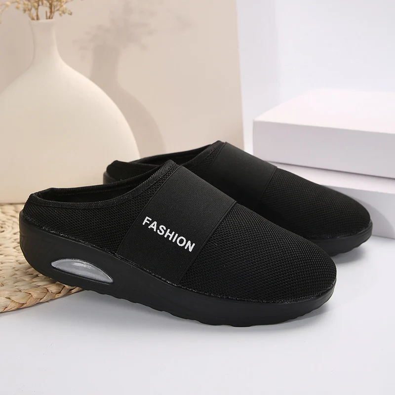 Damen Bequeme Slip-On Clogs mit atmungsaktiver Mesh-Oberfläche und flexibler Sohle