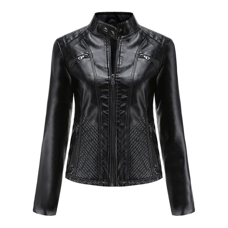 Schicke Lederjacke für Frauen