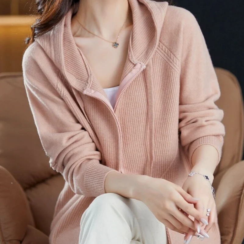Nord Taschen | Cardigan mit Reißverschluss Aus Weichem Strick