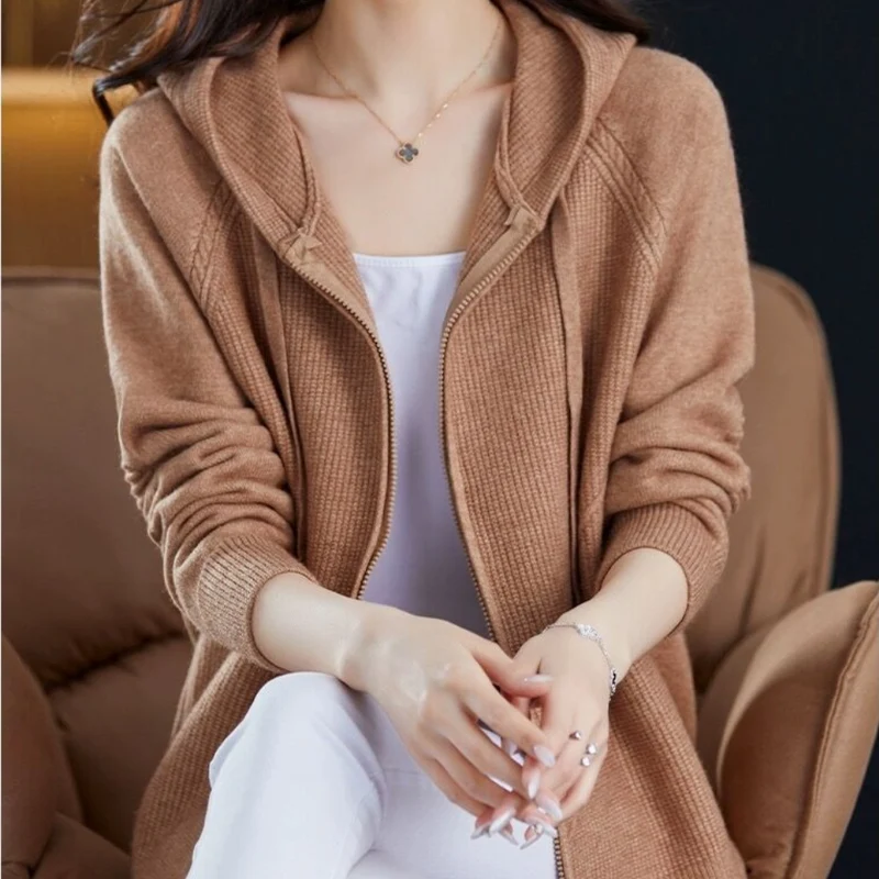 Nord Taschen | Cardigan mit Reißverschluss Aus Weichem Strick