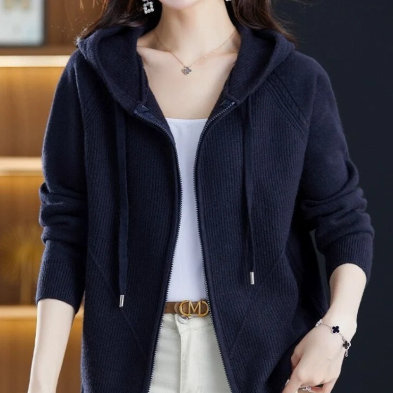 Nord Taschen | Cardigan mit Reißverschluss Aus Weichem Strick