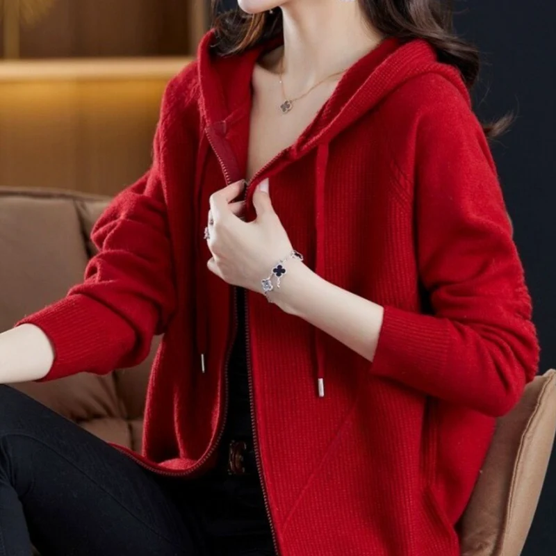 Nord Taschen | Cardigan mit Reißverschluss Aus Weichem Strick