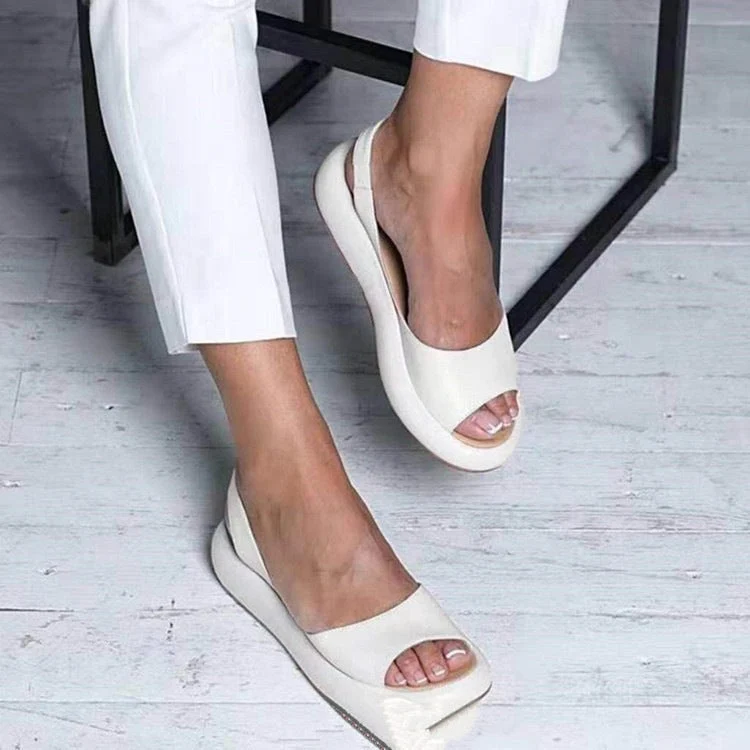 Damen bequeme Sandalen mit offenem Zehenbereich und anatomischer Fußbettung