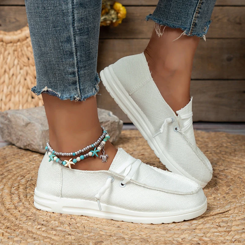 Damen bequeme und stylische Slip-On Sneakers