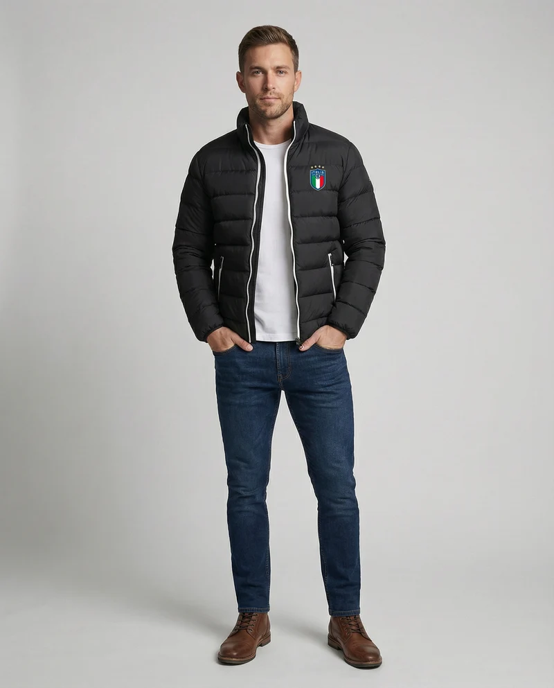 Ultraleichte gesteppte Winterjacke für Herren