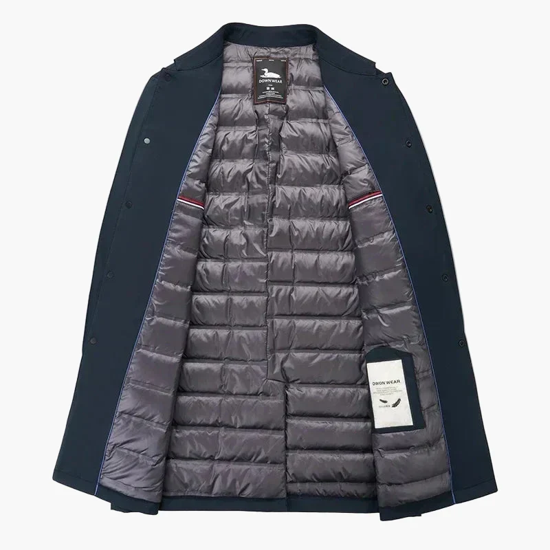 Übergangsjacke mit Steppfutter - Eleganter Business Mantel für Alltag und Büro