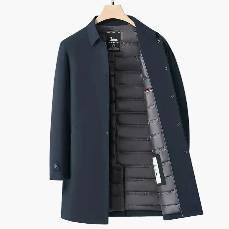 Übergangsjacke mit Steppfutter - Eleganter Business Mantel für Alltag und Büro