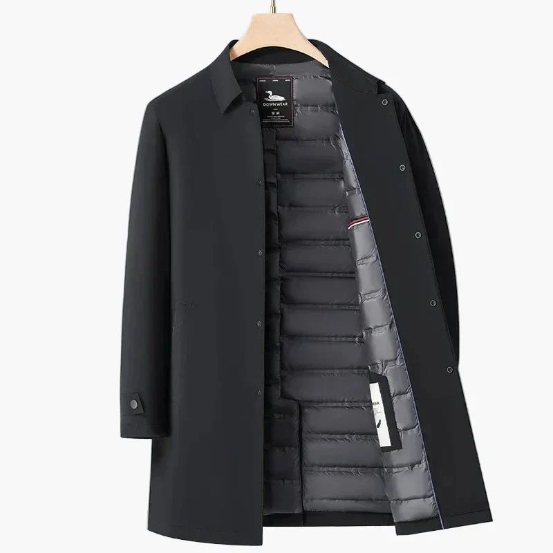 Übergangsjacke mit Steppfutter - Eleganter Business Mantel für Alltag und Büro