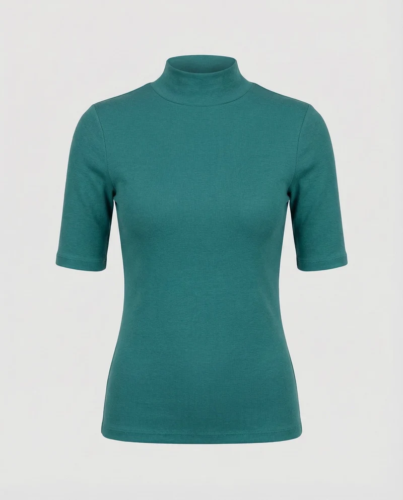 Feinstrick Nahtloser Rollkragenpullover Damen