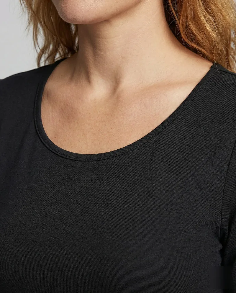 Damen Schößchen V-Ausschnitt Kurzarmtop
