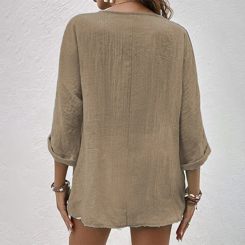 Stylisches T-Shirt mit V-Ausschnitt
