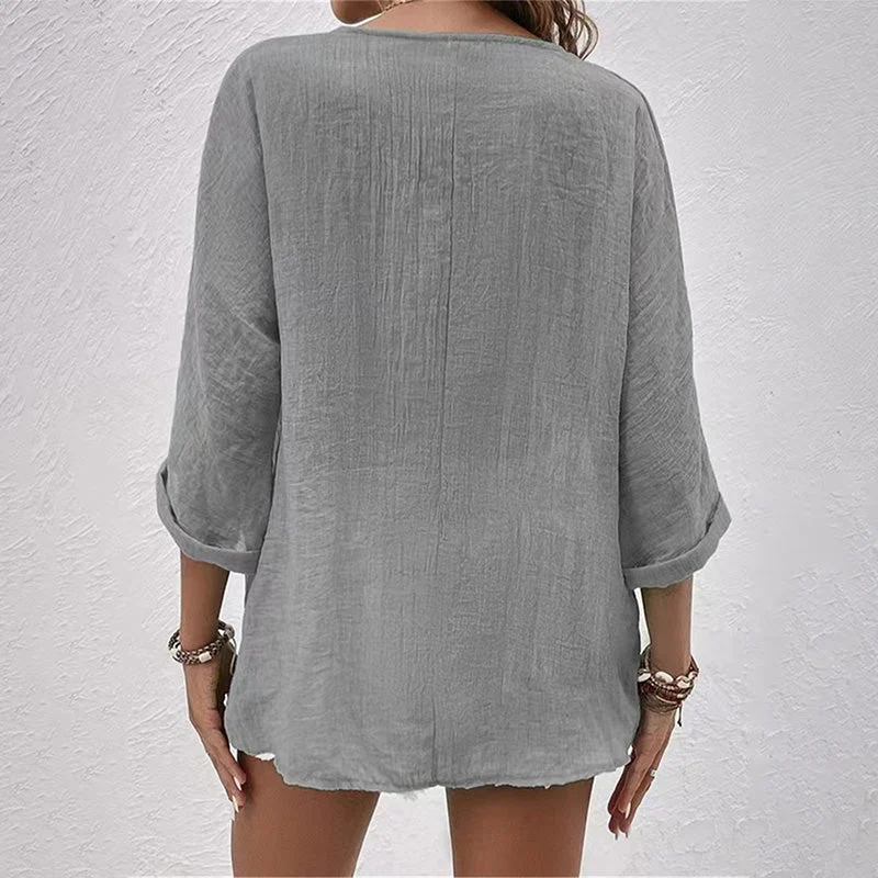 Stylisches T-Shirt mit V-Ausschnitt