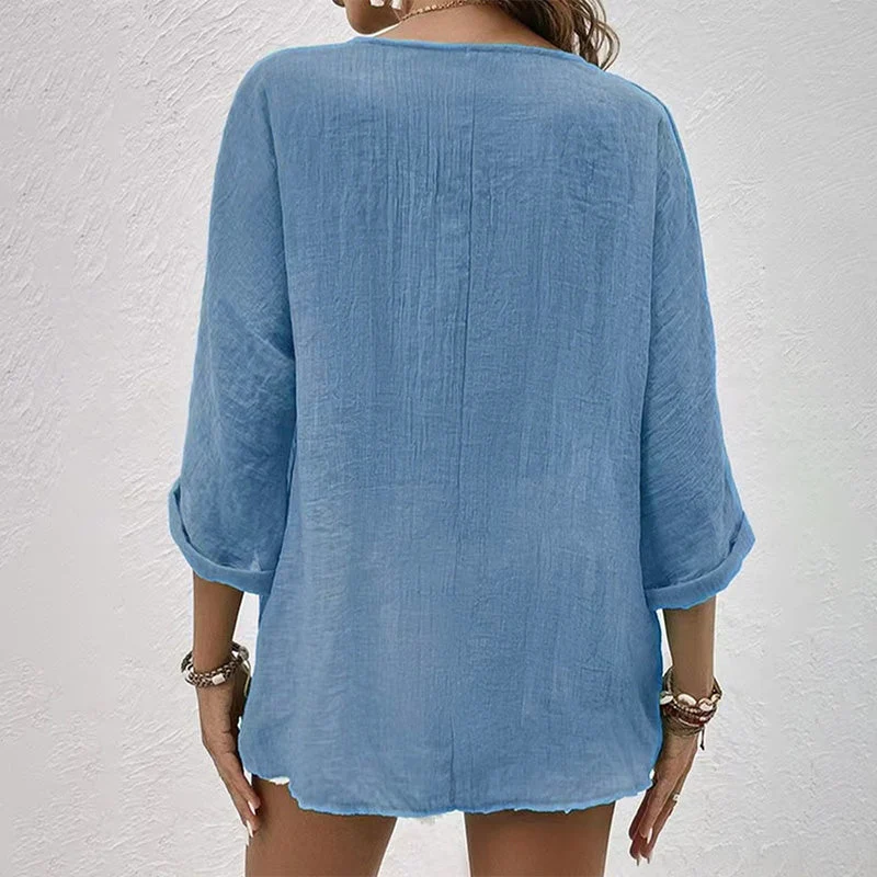 Stylisches T-Shirt mit V-Ausschnitt