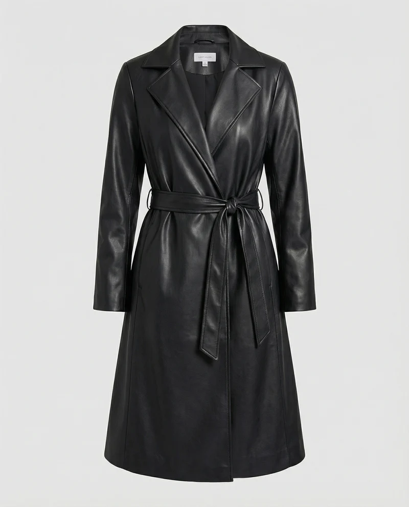 Elegante Steppjacke Damen im Trenchcoat-Stil