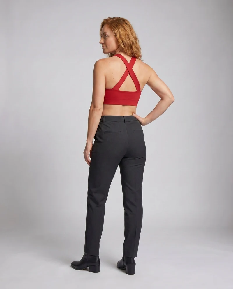 Damen nan sportliches Bustier mit Nackenband und formstabilem Komfortbund