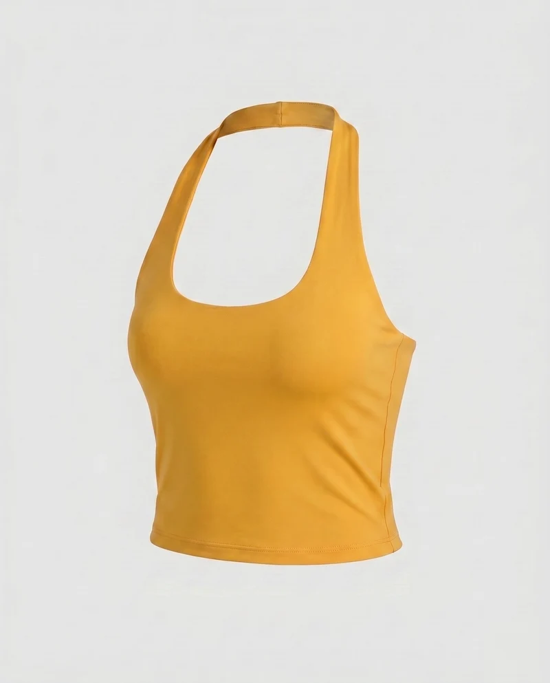 Damen nan sportliches Bustier mit Nackenband und formstabilem Komfortbund