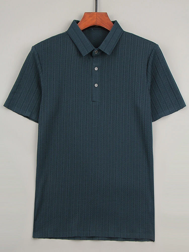 Herren Poloshirt Aus Seide