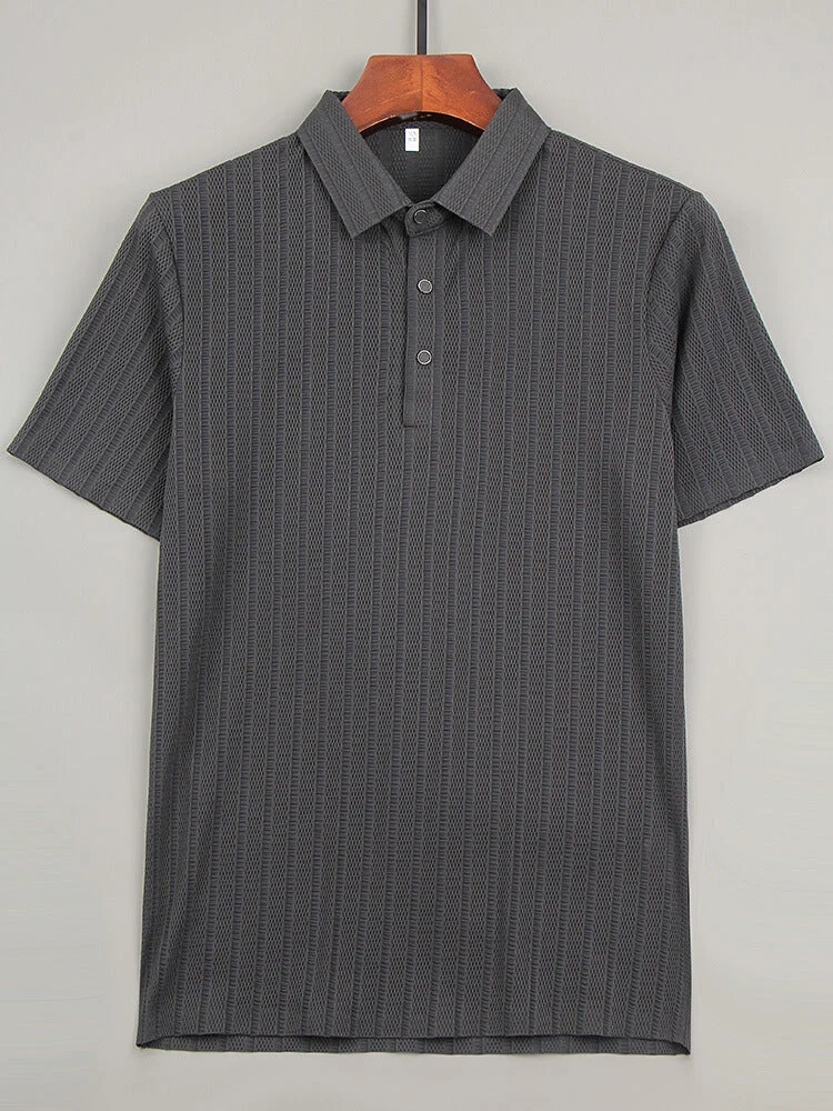 Herren Poloshirt Aus Seide