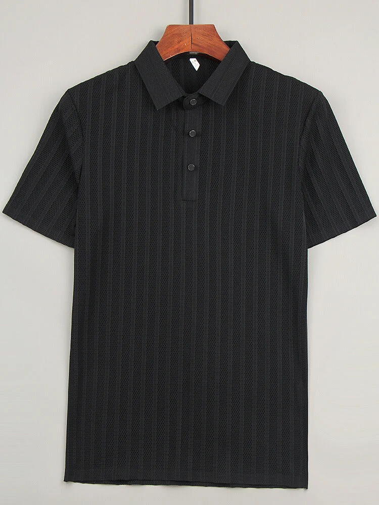 Herren Poloshirt Aus Seide