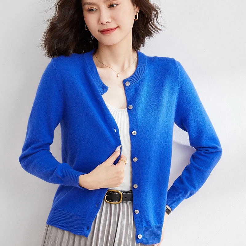 Kuschelige Strickjacke mit Feinem Muster