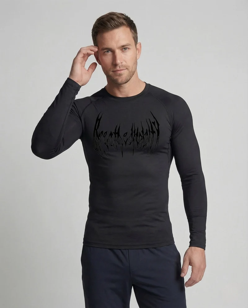 Herren Kompressionsshirt Raglan Sport