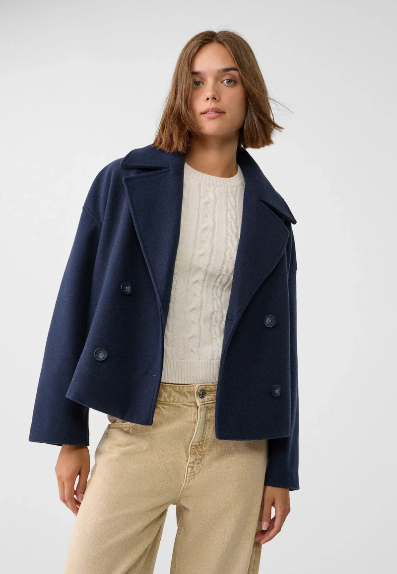 Zweireihige Kurze Jacke