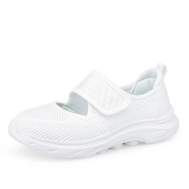 Damen Leichte Komfort-Sneaker mit Klettverschluss