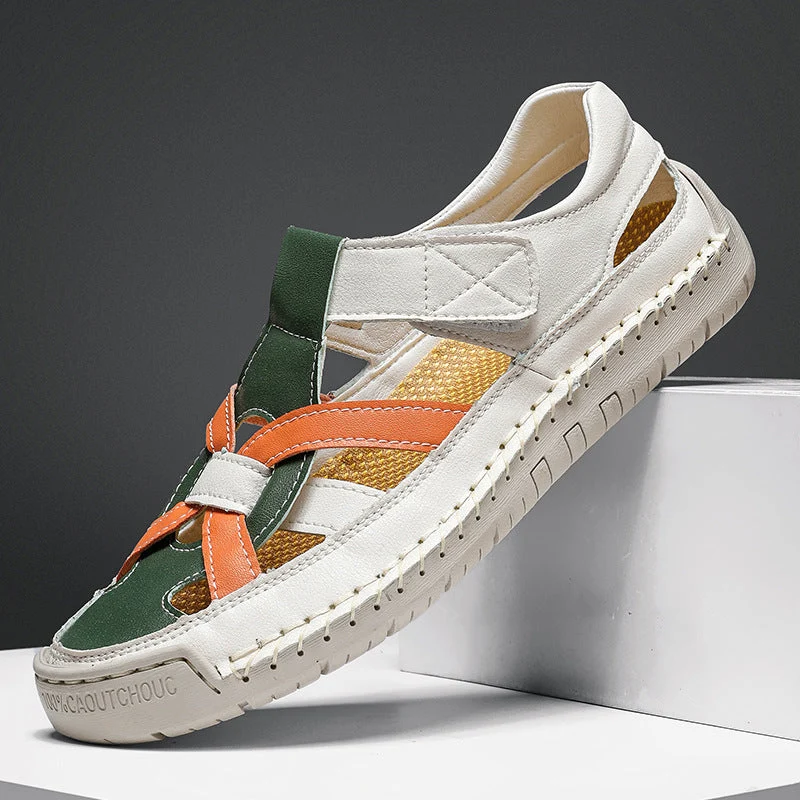 Herren Atmungsaktive Sandalen mit verstellbarem Riemensystem und rutschfester Sohle