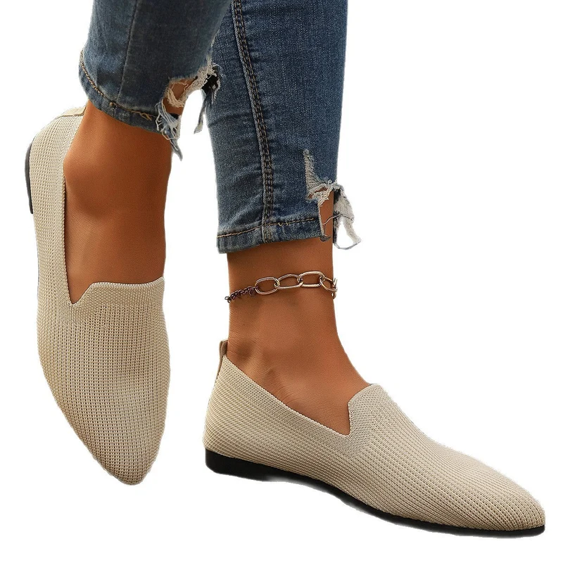 Damen Bequeme Slip-On Schuhe mit atmungsaktivem GewNord Taschene