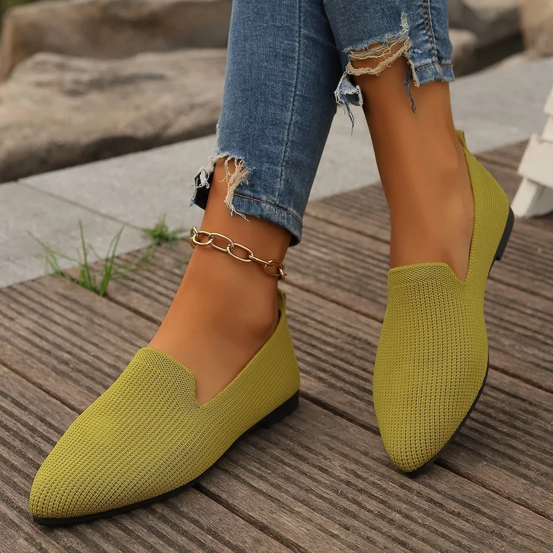 Damen Bequeme Slip-On Schuhe mit atmungsaktivem GewNord Taschene