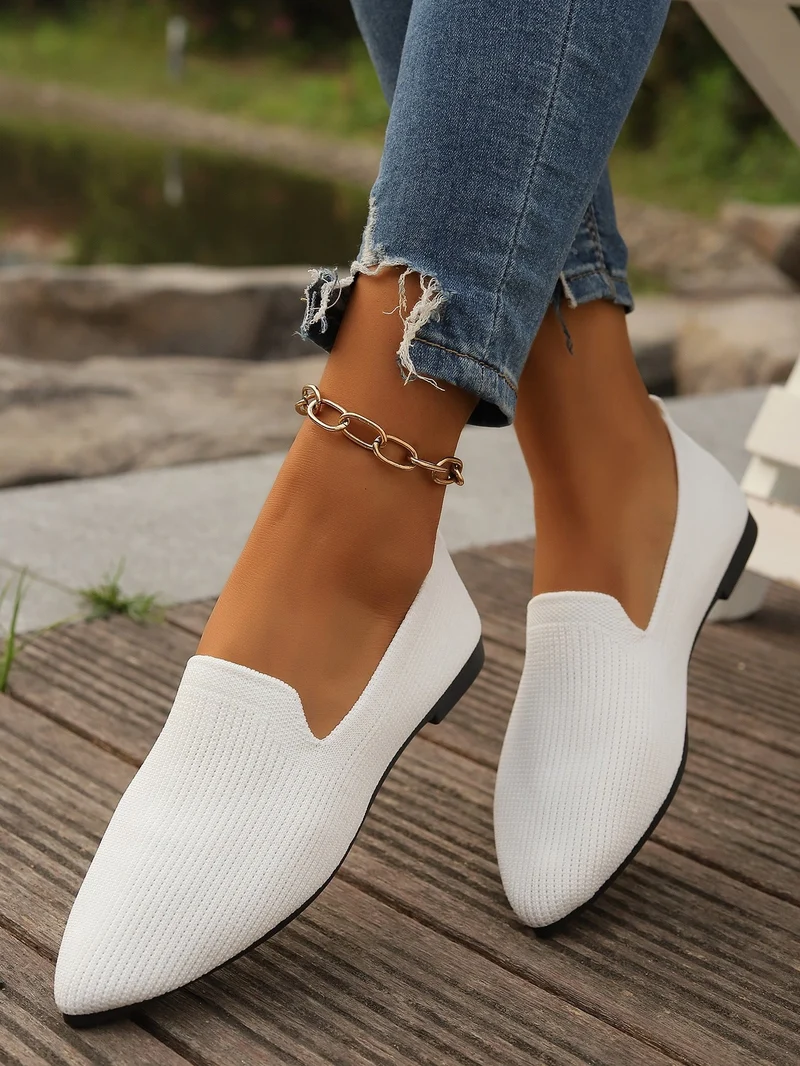 Damen Bequeme Slip-On Schuhe mit atmungsaktivem GewNord Taschene