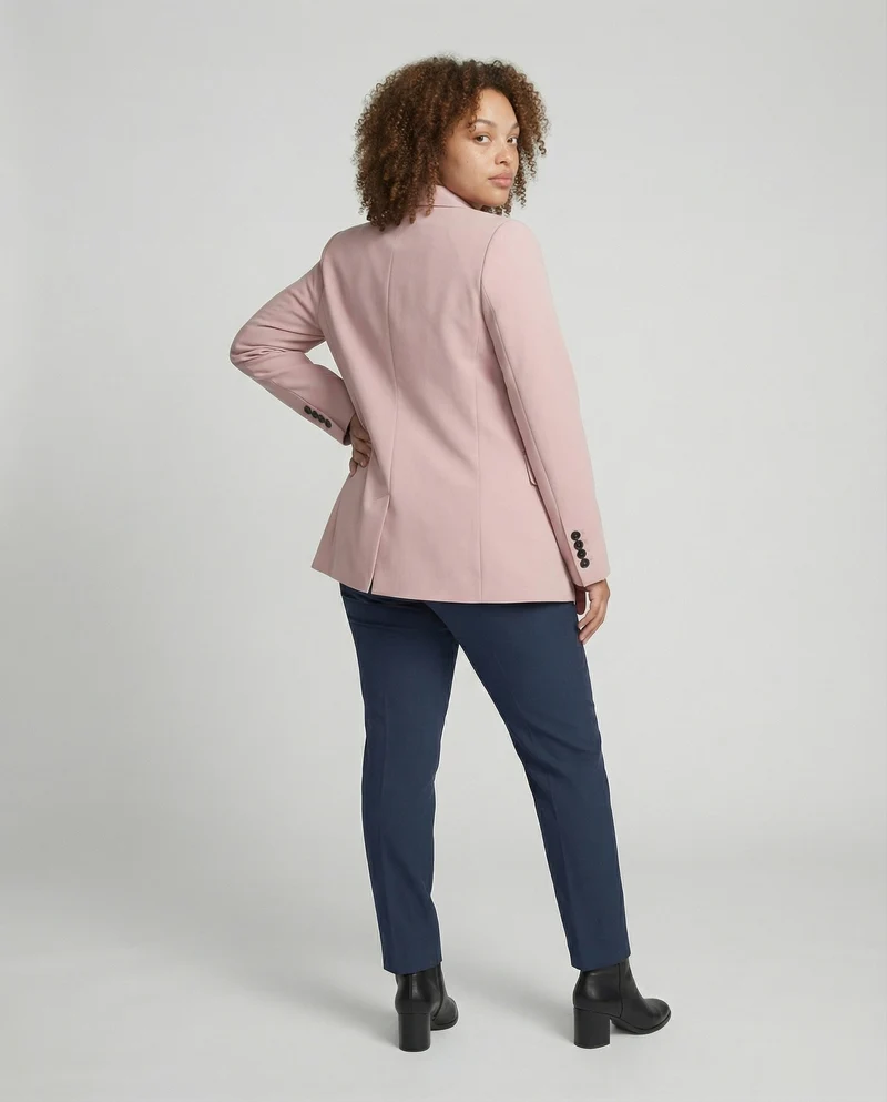 Damen Lässige Verlängerte Oversize-Sakko
