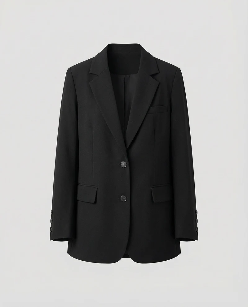 Damen Lässige Verlängerte Oversize-Sakko