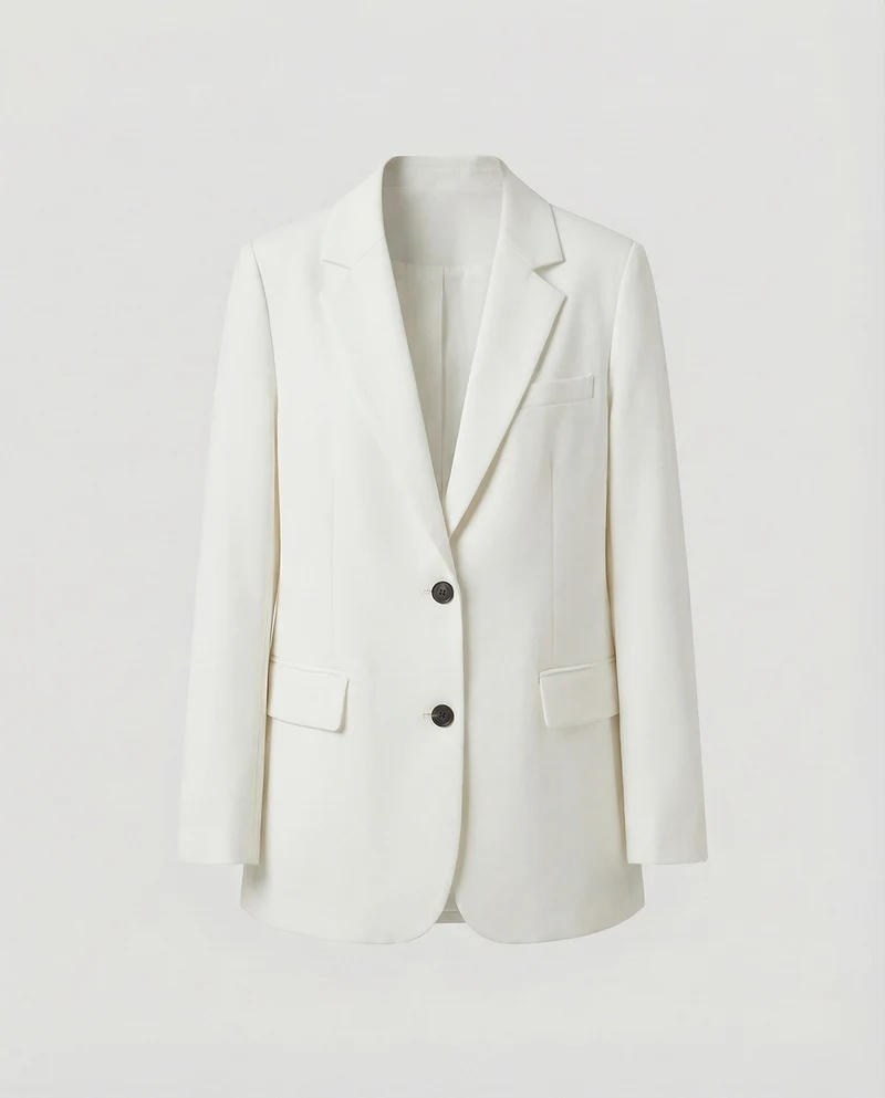 Damen Lässige Verlängerte Oversize-Sakko