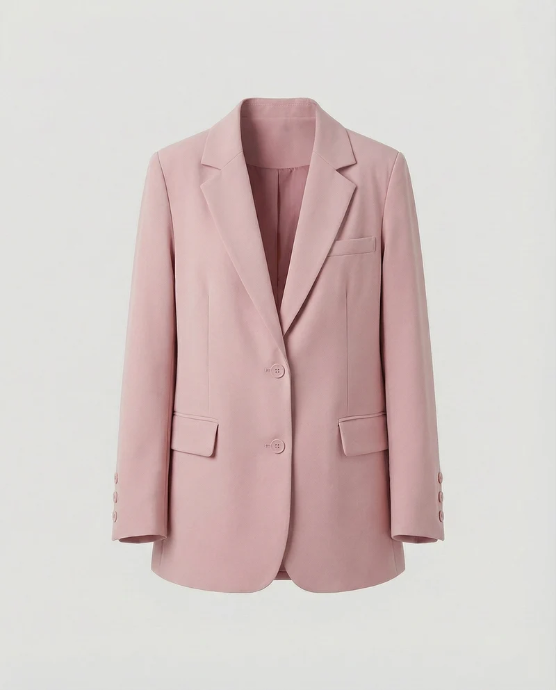 Damen Lässige Verlängerte Oversize-Sakko