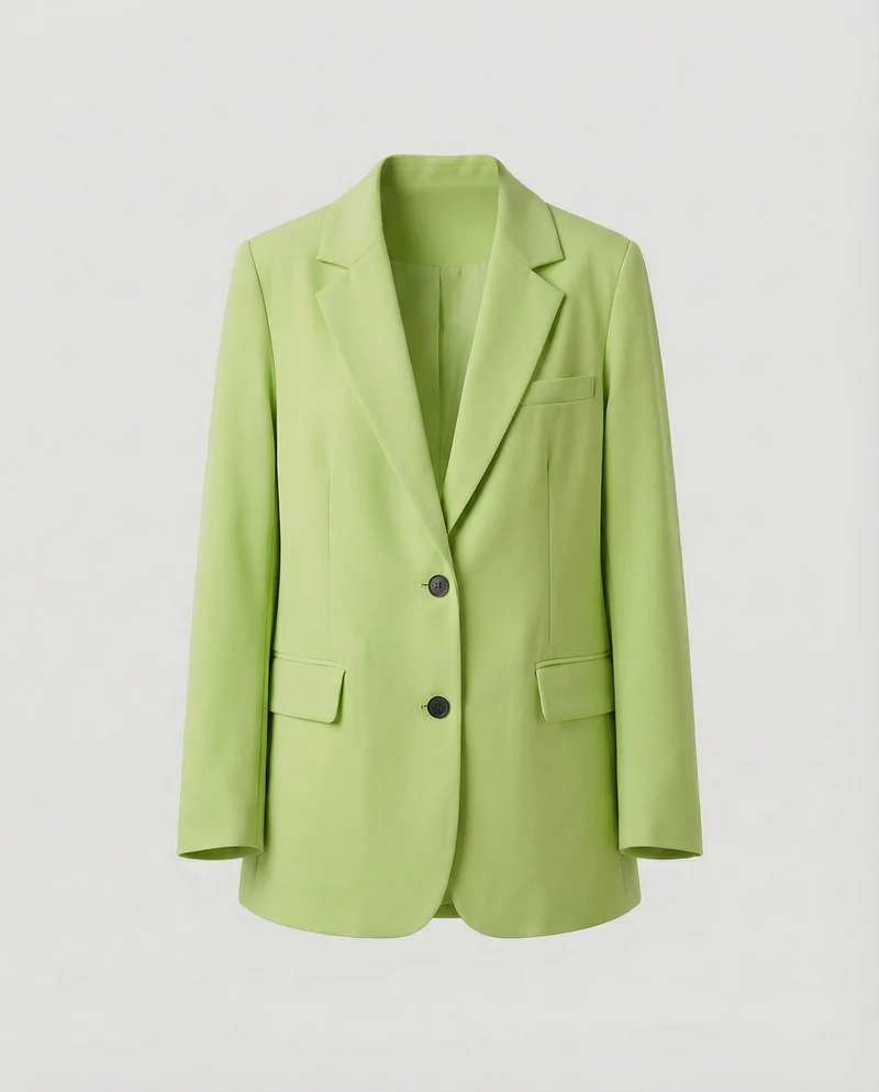 Damen Lässige Verlängerte Oversize-Sakko