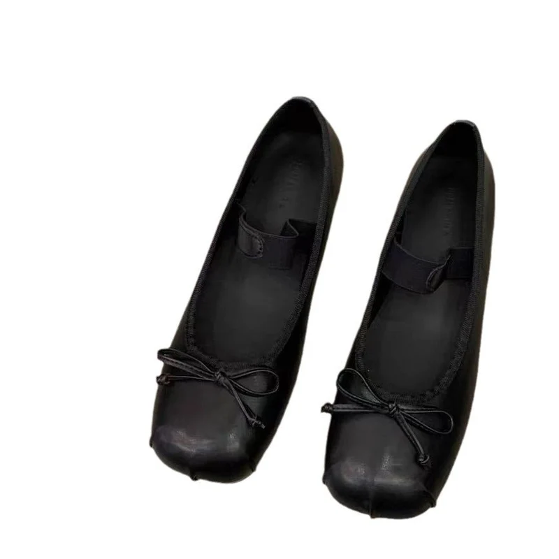 Damen Ballerinas mit anpassbarem Riemchen und eleganter Schleifenapplikation