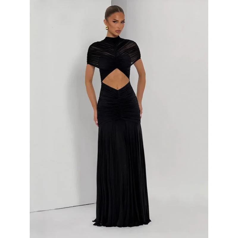 Damen Glamouröses Abendkleid mit figurbetontem Design und Cut-Outs Nord Taschen