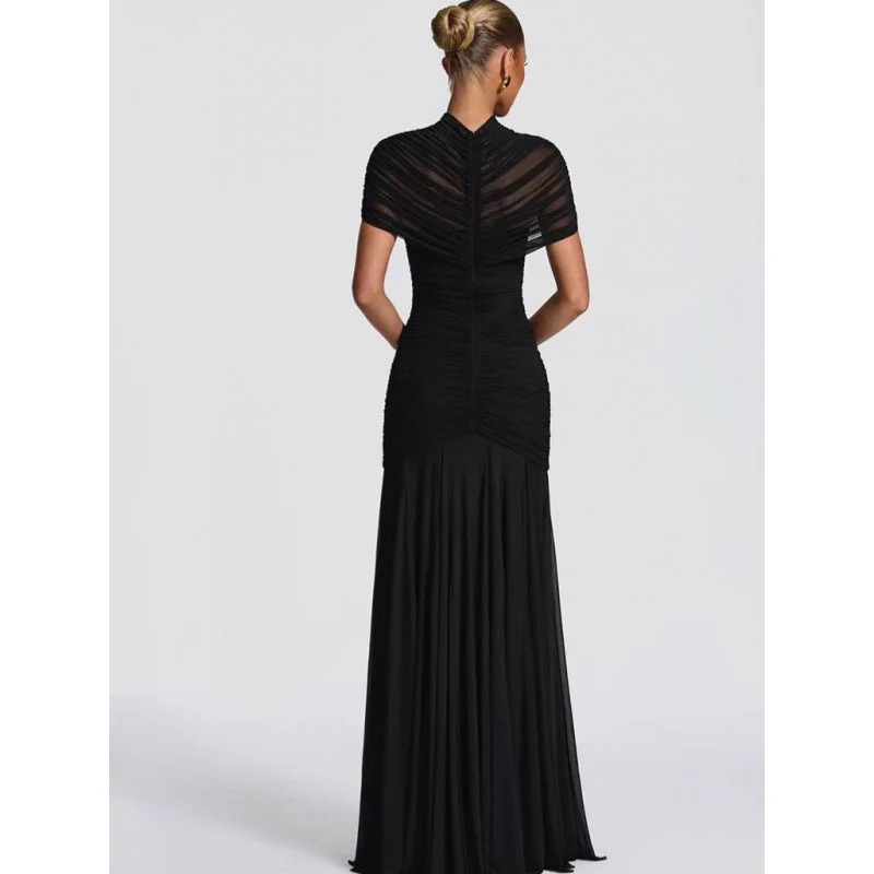 Damen Glamouröses Abendkleid mit figurbetontem Design und Cut-Outs Nord Taschen