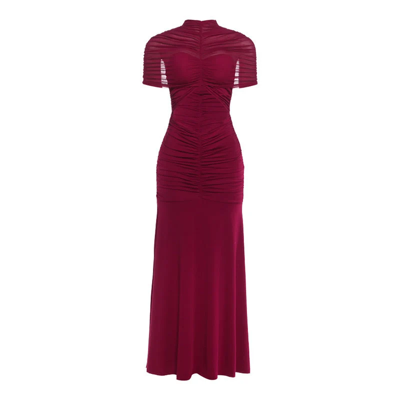 Damen Glamouröses Abendkleid mit figurbetontem Design und Cut-Outs Nord Taschen