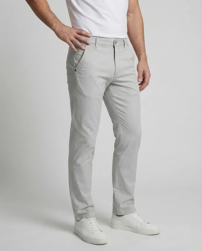 Herren Chinohose Elastisch Gerade