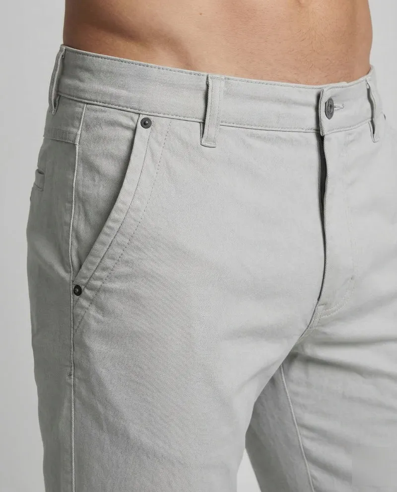 Herren Chinohose Elastisch Gerade