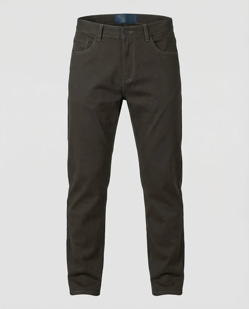 Herren Chinohose Elastisch Gerade